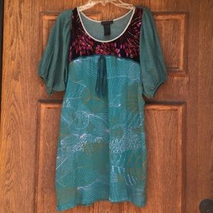 CUSTO Tunic - teal - size small